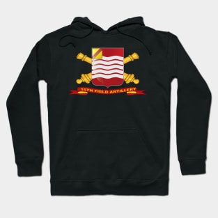 15th Field Artillery w Br - Ribbon Hoodie